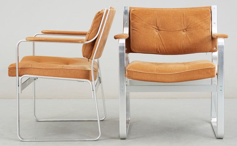 FÅTÖLJER, ett par, "Mondo", Karl-Erik Ekselius.