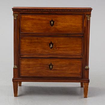 A northern european chestof drawers, early 19th century.