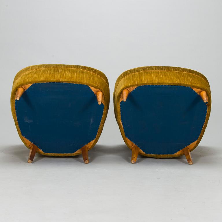 Fåtöljer, 3 st, 1900-talets mitt.