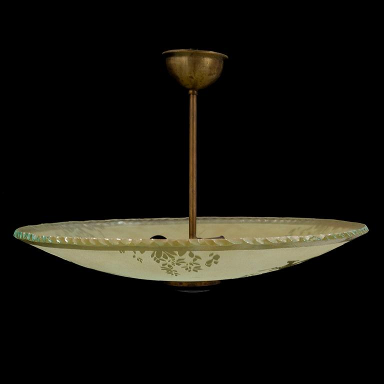A 1930s ceiling light.