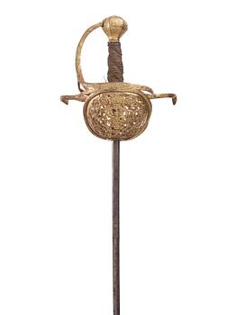 Basket-hilted Rapier, first half of the 17th Century.