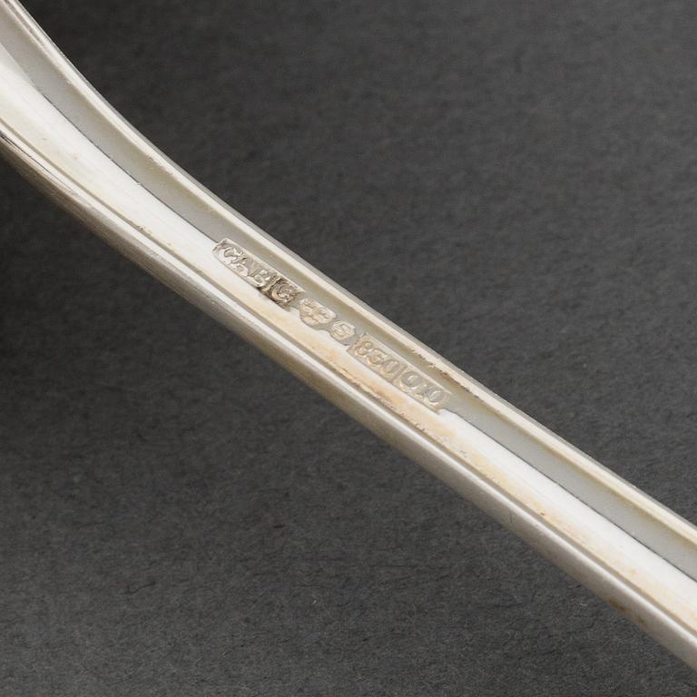 GAB, a part 'Prins Albert' silver cutlery, Stockholm, 1980/90s (64 pieces).