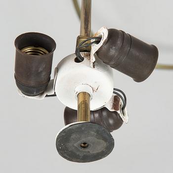 Paavo Tynell, Chandelier, for Taito. Made to order 1950.