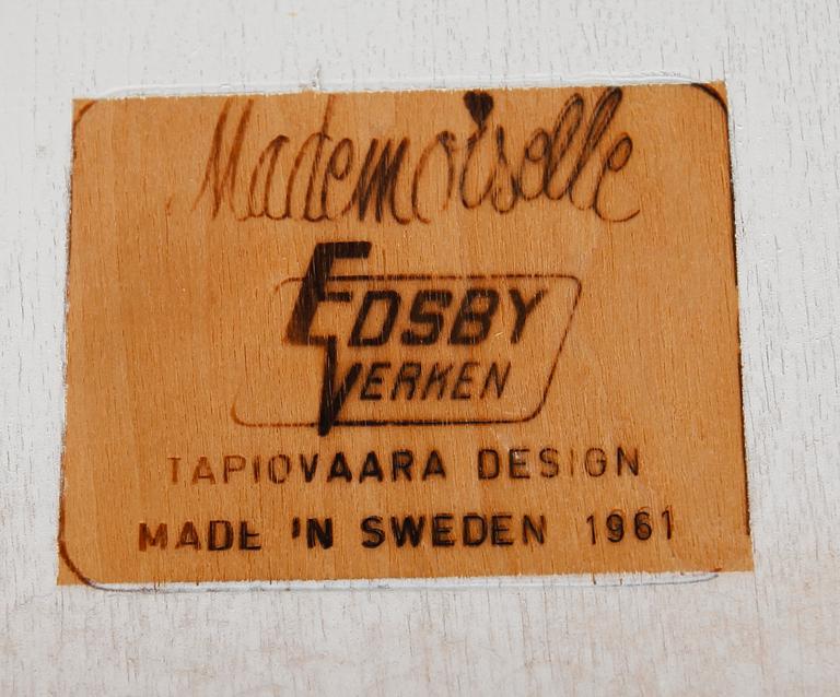 STOL, "Mademoiselle", Ilmari Tapiovaara, Edsbyverken, 1900-talets andra hälft.