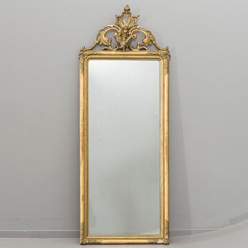 SPEGEL med KONSOLBORD, nyrokoko, 1800-tal.