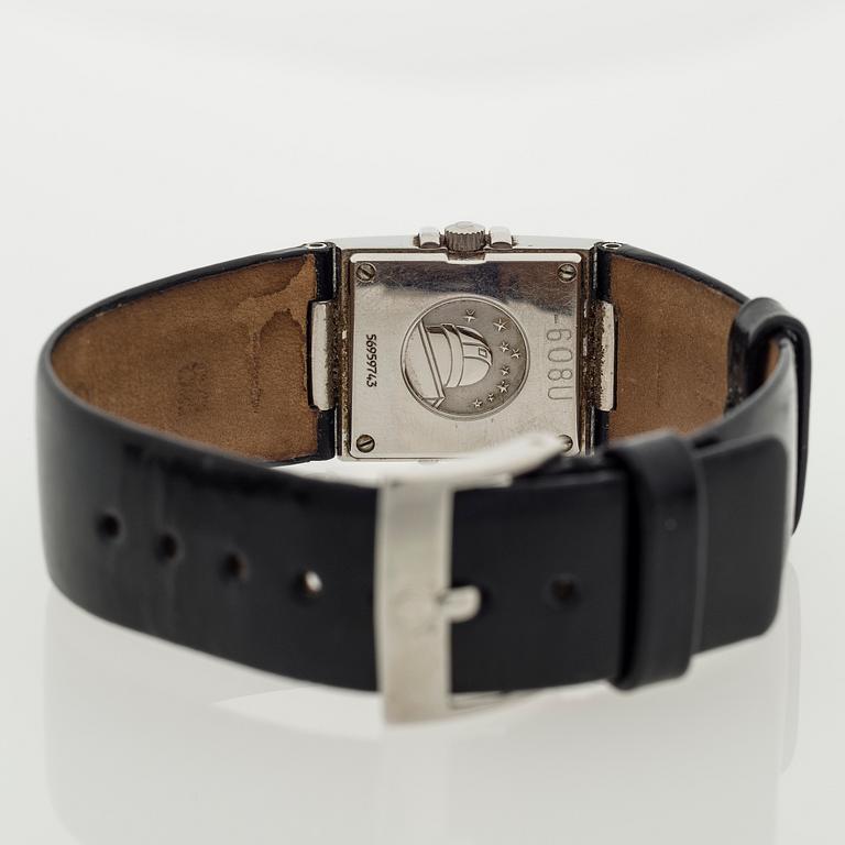 OMEGA, Constellation, quadra, wrist watch, 24 x 19 mm.
