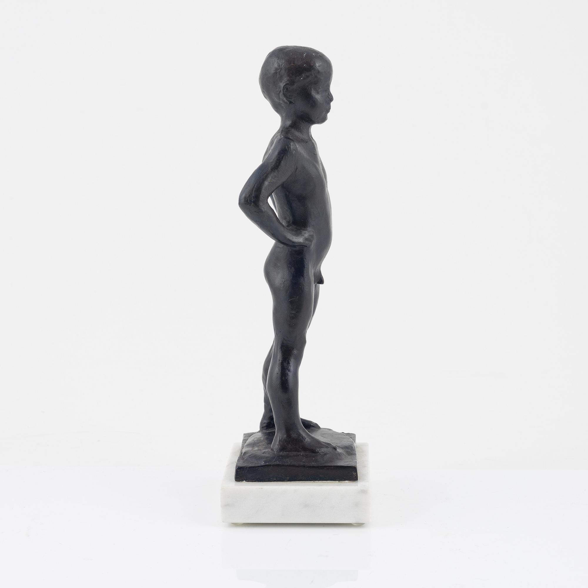 Gudmar Olovson, Sculpture. Cold bronze (bronzed synthetic resin), signed.