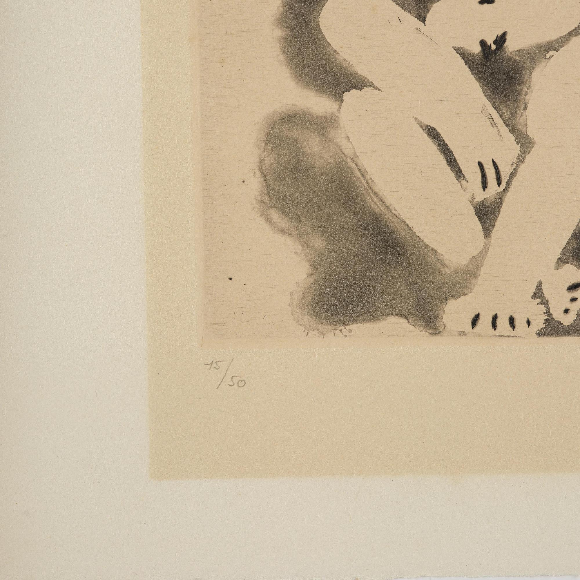 Pablo Picasso, ”Le Peintre Et Son Modele".