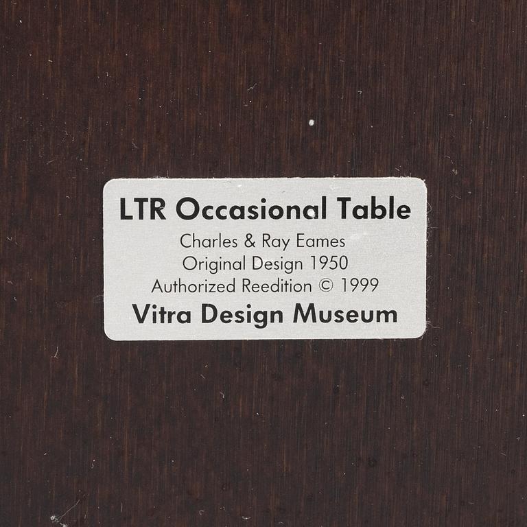 Charles & Ray Eames, sängbord, ett par, "LTR Occasional Table", Vitra Design Museum, omkring 2000.