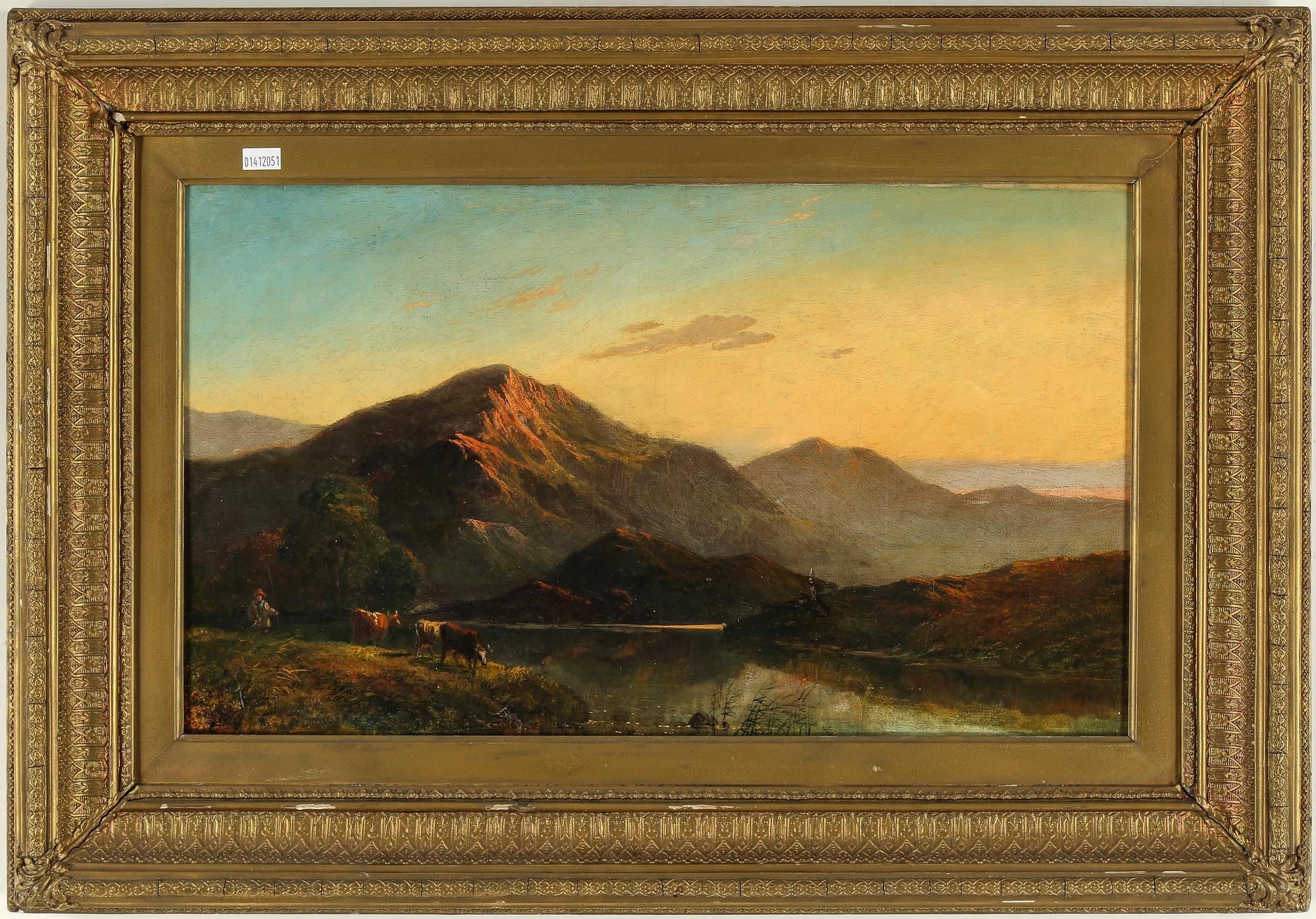 ALFRED DE BREANSKI, olja på duk, signerad och daterad 1879.