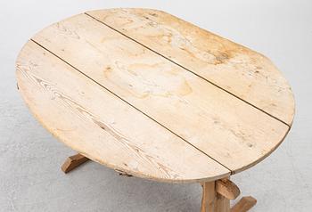 Bockbord, allmoge, Jämtland, 1800-tal.