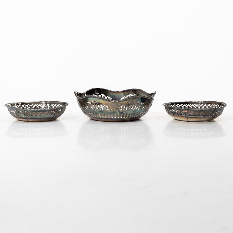 Silver, 15 pieces, 19th-20th century.