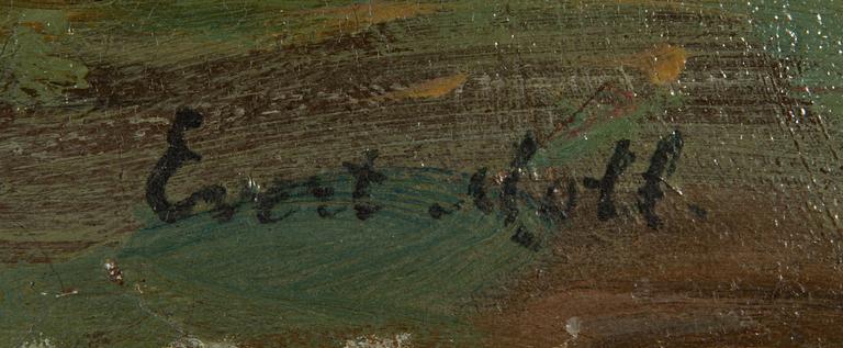 Evert Moll, oil on canvas, signed.