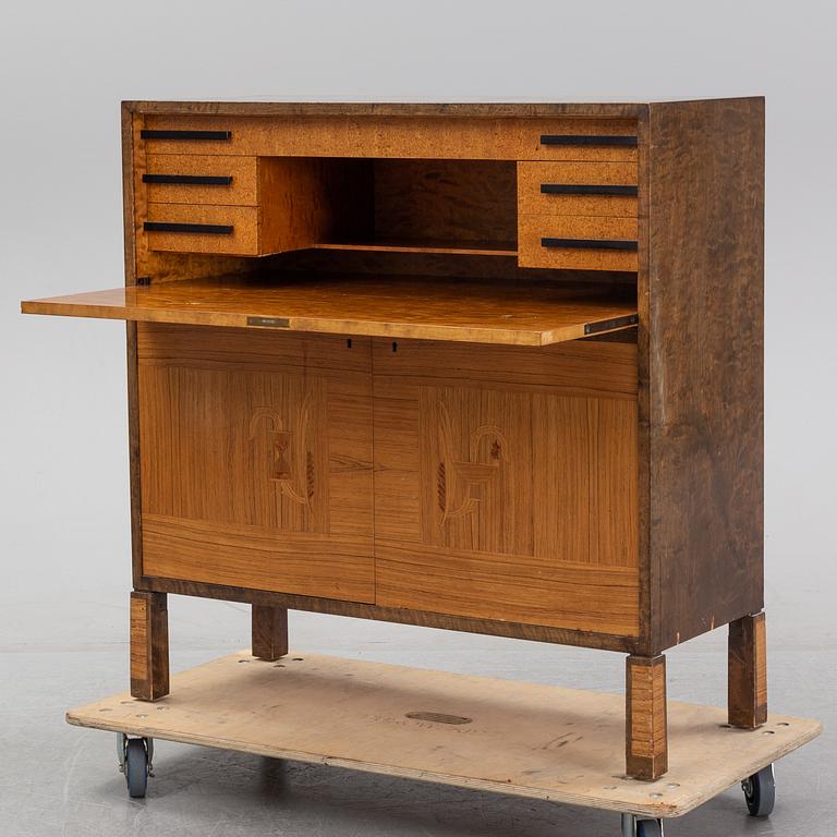 A secretaire from  A-B Svenska Möbelfabrikerna, Bodafors, possibly by Axel Larsson, 1930's.