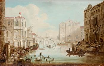 446. John Vivian Attributed to, Scene from Venice.