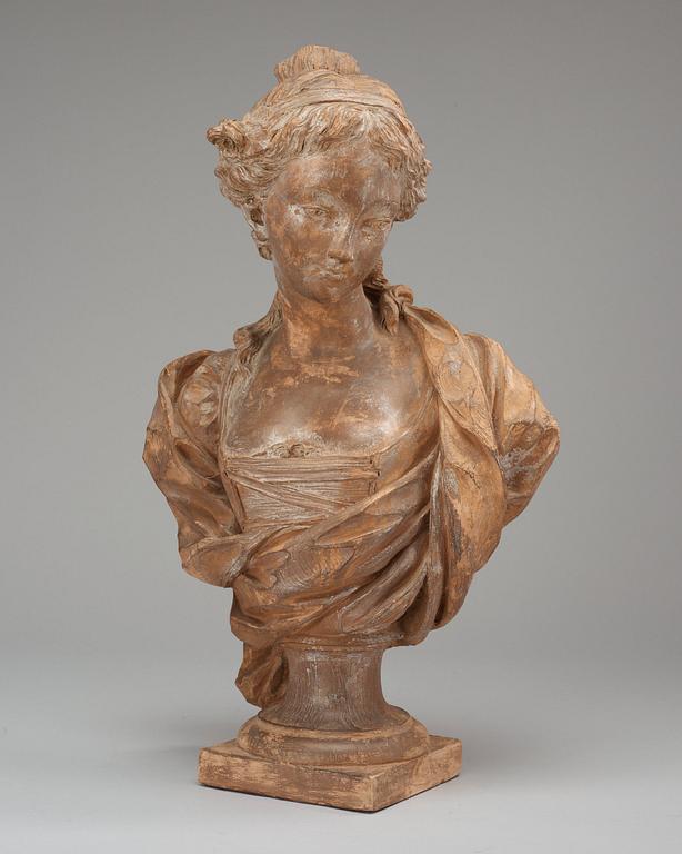 Simon Louis Boizot, SIMON LOUIS BOIZOT, terracotta, signed and dated 1774.