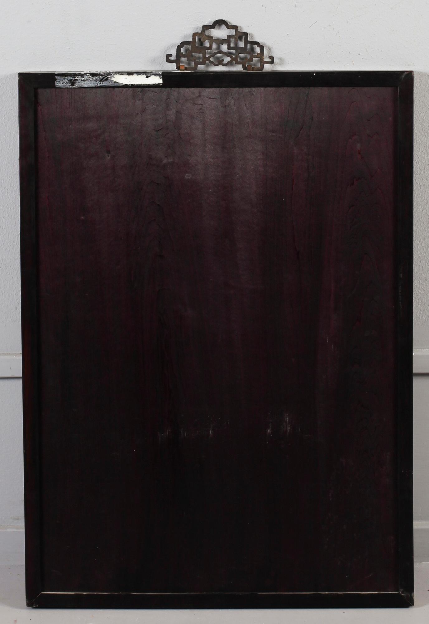 VÄGGPANEL, porslin, Kina, 1900-tal.