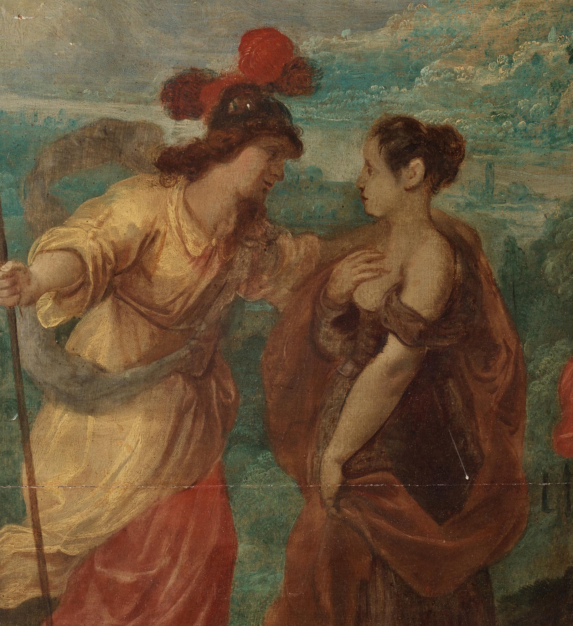 Hendrick van Balen och Jan Brueghel den äldre, tillskriven. Minerva besöker de nio muserna.