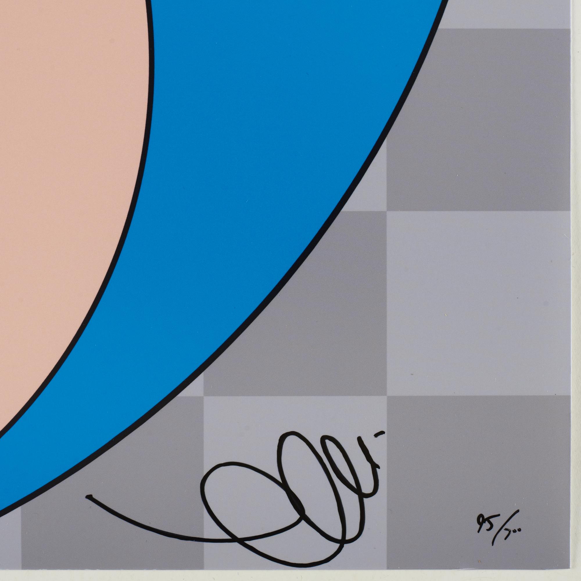 Takashi Murakami, "And then and then and then and then and then (aqua)".