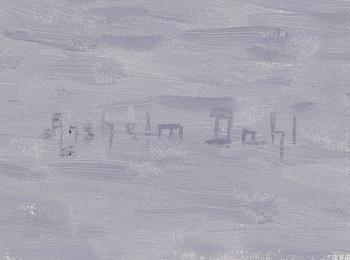 ANSELM DAHL, olja på duk, signerad.