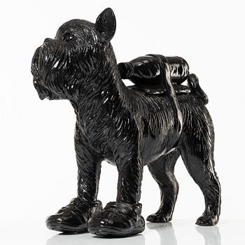 William Sweetlove, "Cloned Griffon Bruxellois with pet bottle" (Black).