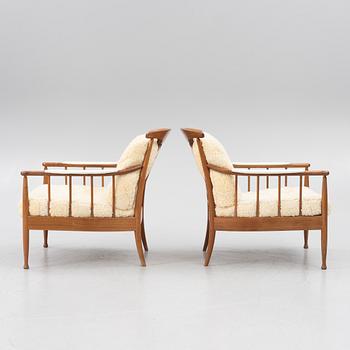 Kerstin Hörlin-Holmquist, armchairs, a pair, "Skrindan".