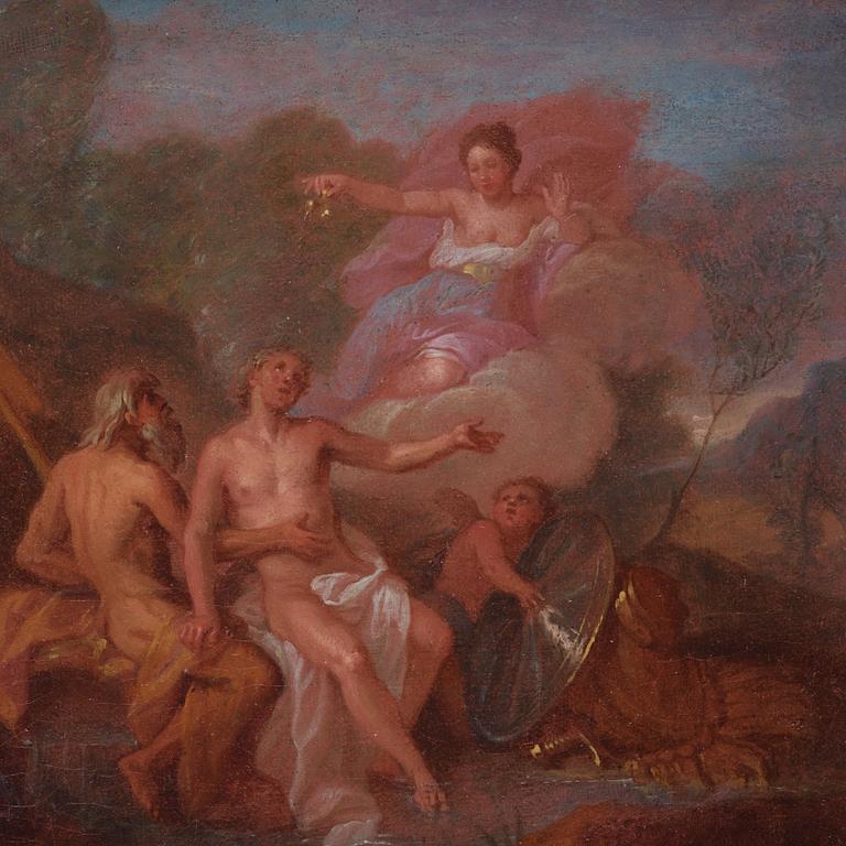 Charles Antoine Coypel Hans krets, Faistos och Teitis med Achilles?.
