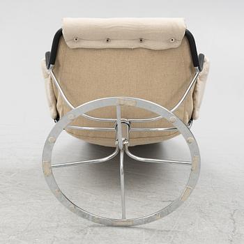 Bruno Mathsson, armchair "Jetson" and table, DUX,  and Bruno Mathsson International, Värnamo.