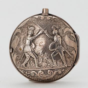 G Masterman, fickur silver, sent 1700-tal, London.