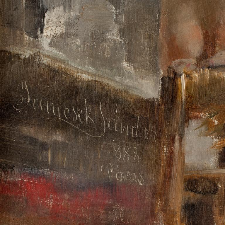 OKÄND KONSTNÄR, olja på duk, sign o dat 1888.