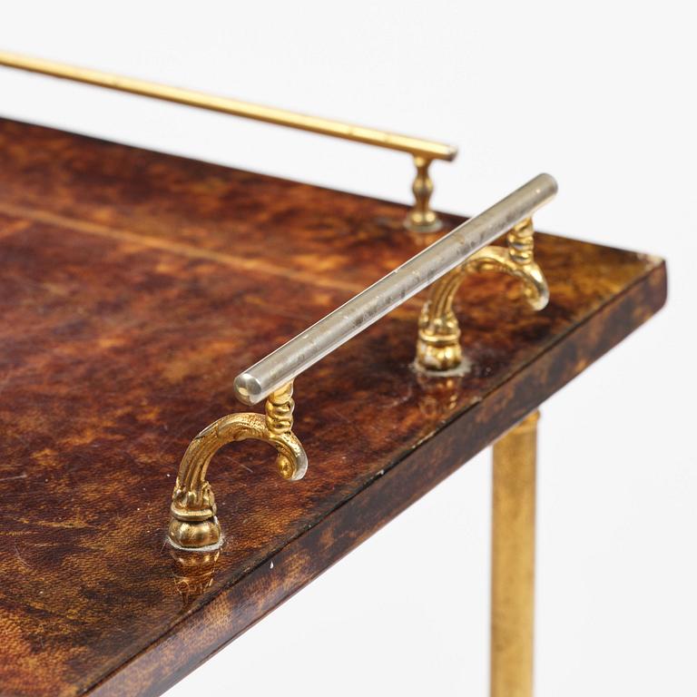 Aldo Tura, a serving trolley, Milan, Italy, 1960s-70s.