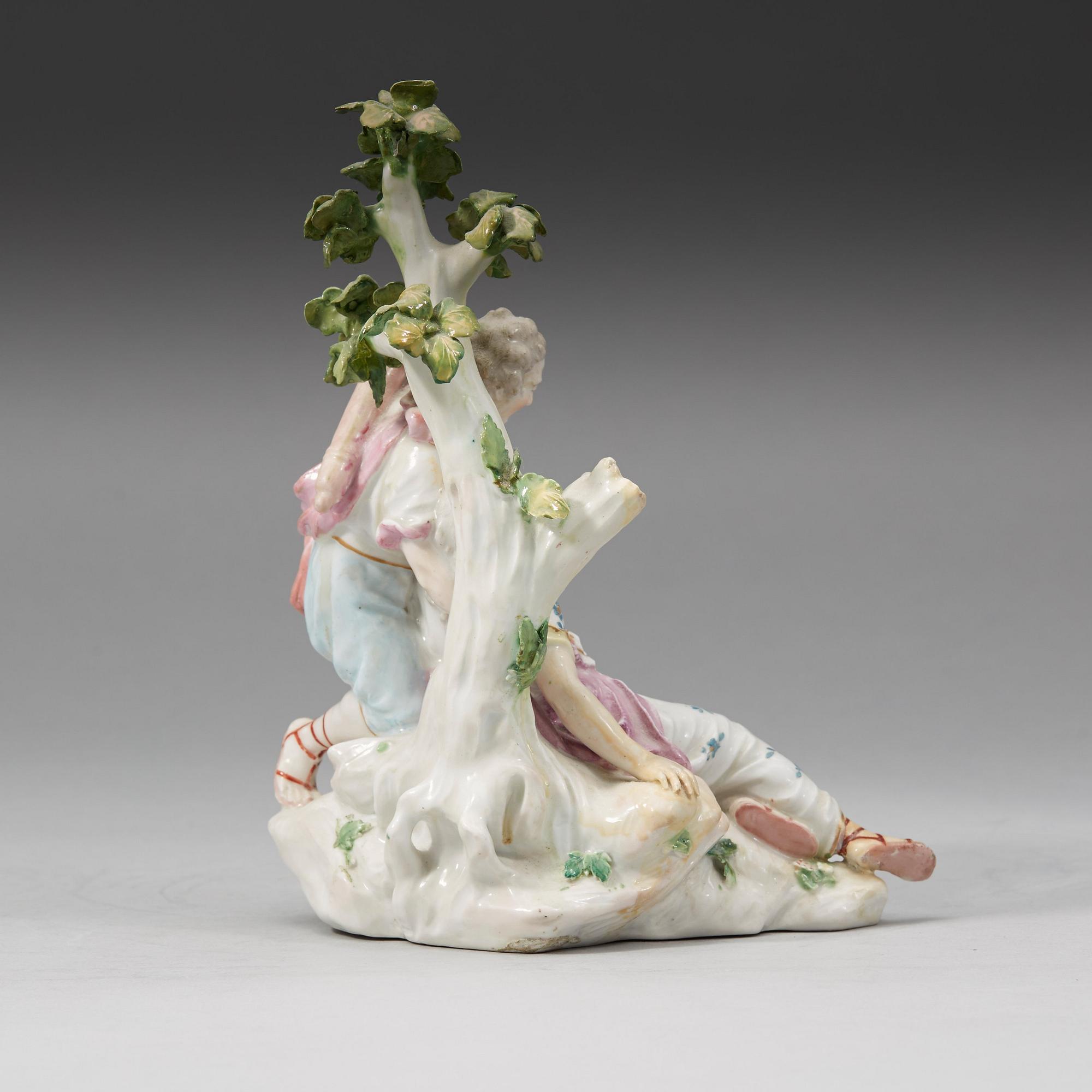 FIGURIN, porslin. Derby, 1770-75.