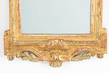 A Swedish Rococo mirror by Anders Malmqvist (master in Kalmar 1775-1779).