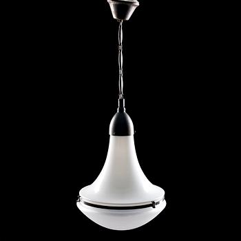 TAKLAMPA, "Luzette", Peter Behrens, för AEG (Allgemeine Electricitäts-Gesellschaft), 1900-talets första hälft. H 80 cm.