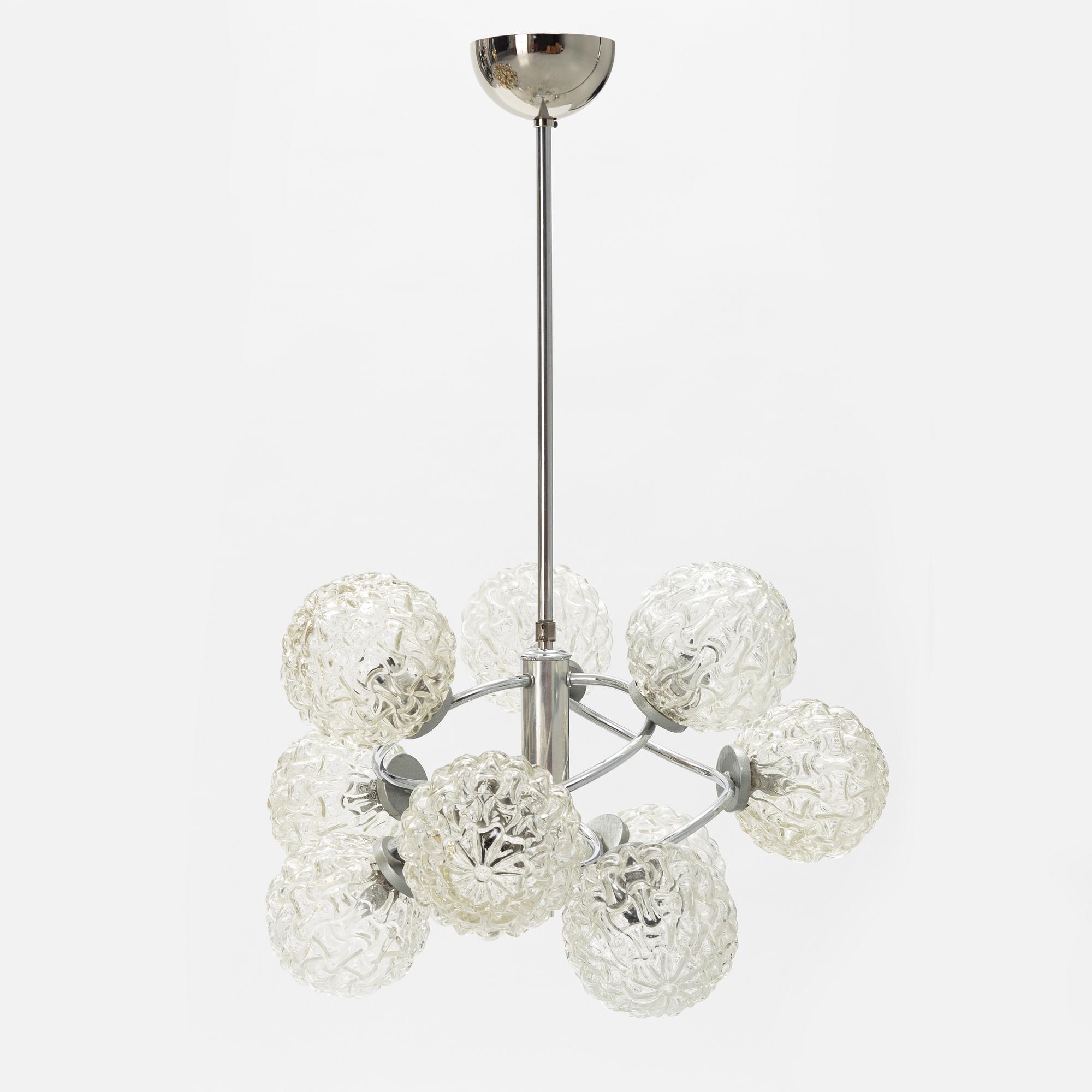 A ceiling light, second half of the 20th century.