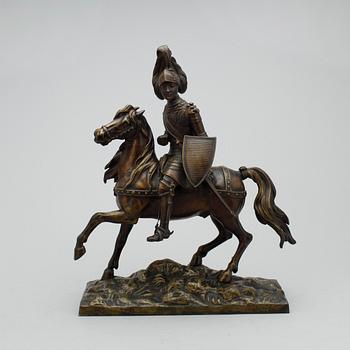 SKULPTUR, brons, 1800-talets andra hälft.