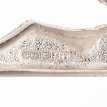 BJÖRN WECKSTRÖM, KAULAKORU "Vuoripuro", sterlinghopeaa, vuorikristalli. Lapponia 2015.