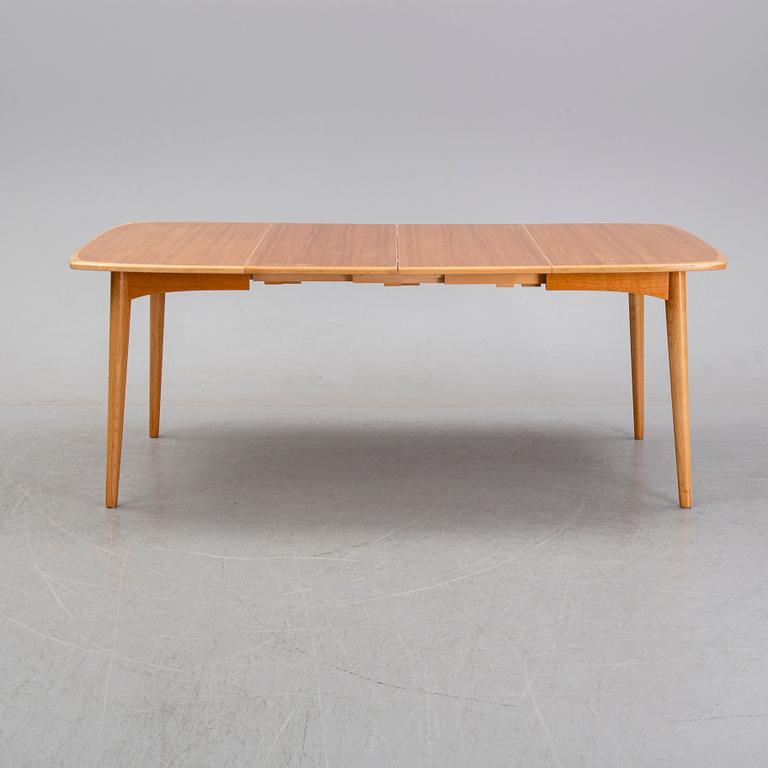 A teak dining table and four chairs, Svegards Markaryd, 1960s.