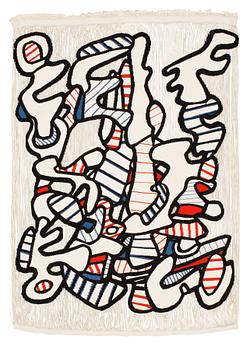 TAPESTRY. "Arborescence". Tapestry weave and "transparent weave". 162 x 117,5 cm. Designed by Jean Dubuffet,