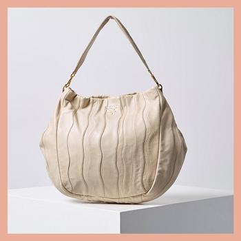 HANDBAG, "Nappa Stripes", Prada.