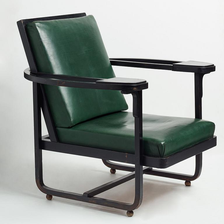 Carl Bergsten, an armchair, by Gemla Leksaksfabrik Diö, for the exhibition in Norrköping Sweden 1906.