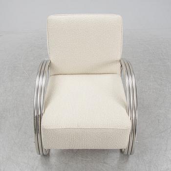 Kem Weber, after, a 'Hudson Street Lounge Chair' from Ralph Lauren, 21st Century.