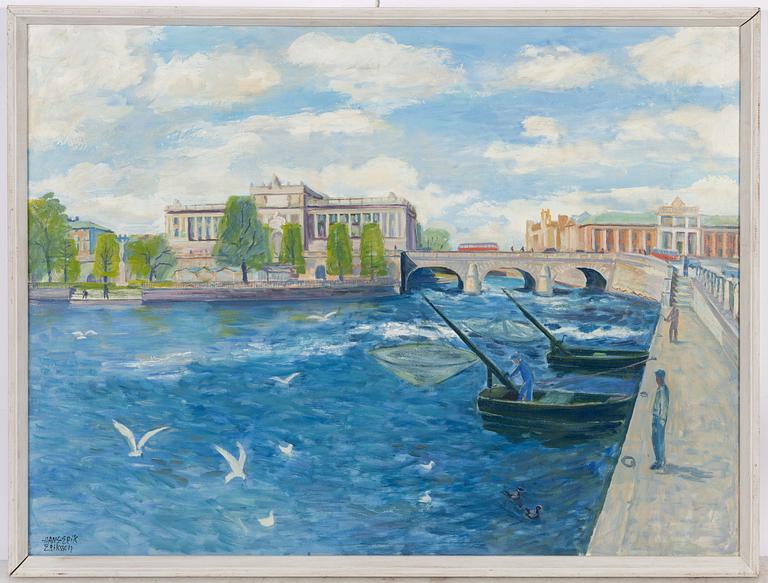 Hans-Erik Eriksson, Norsfiskare vid Norrbro, Stockholm.