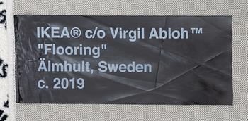 Virgil Abloh, rug "Receipt", IKEA x Virgil Abloh, "MARKERAD" collection, approx. 197 x 90 cm.