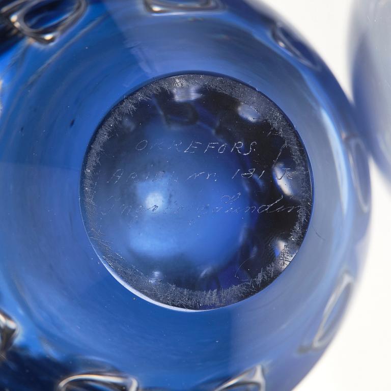 Ingeborg Lundin, a vase, Ariel, Orrefors, 1961.