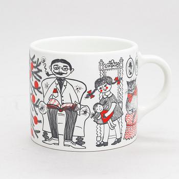 Mug, porcelaine, Wärtsilä Arabia 1966.