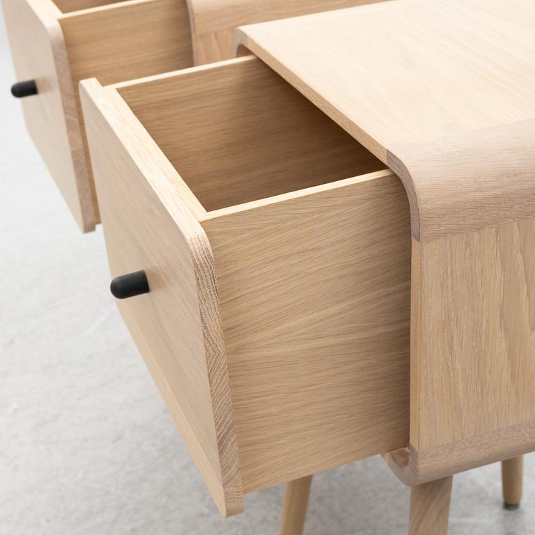 A pair of bedside tables, 'The Box One' Via Copenhagen.