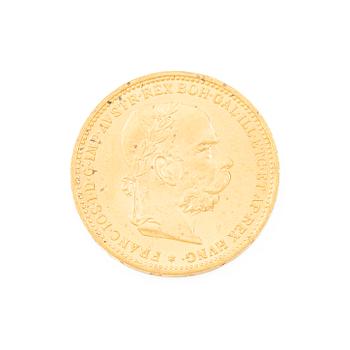 Gold coin, Austria-Hungary, 20 Corona, 1894.
