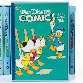 Carl Barks library, 30 volymer, Walt Disney, Another Rainbow Publishing, USA 1980-tal.