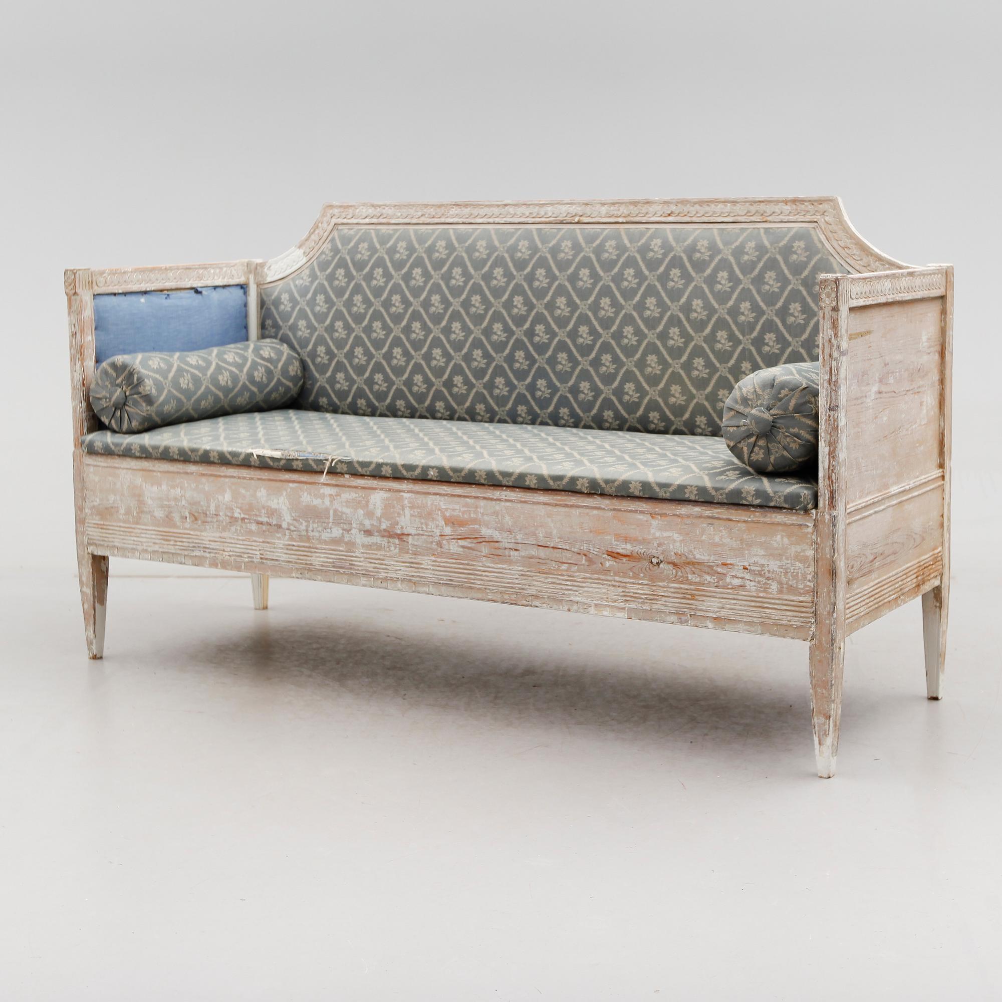 SOFFA, gustaviansk, sent 1700-tal.